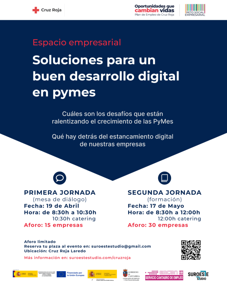 EVENTO FORMATIVO por SuroesteStudio para CRUZ ROJA Laredo (Cantabria)