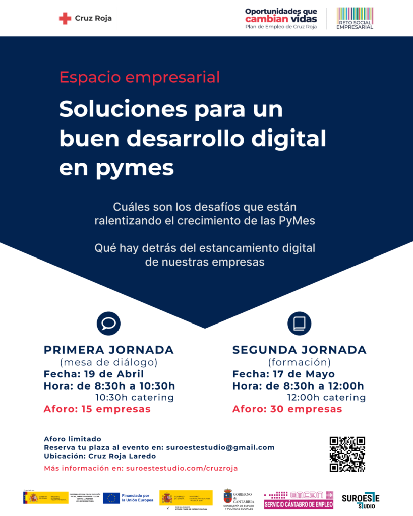 EVENTO FORMATIVO por SuroesteStudio para CRUZ ROJA Laredo (Cantabria)